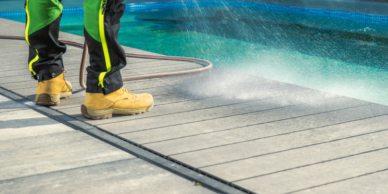 Pool Deck Cleaning in Clearwater, Florida